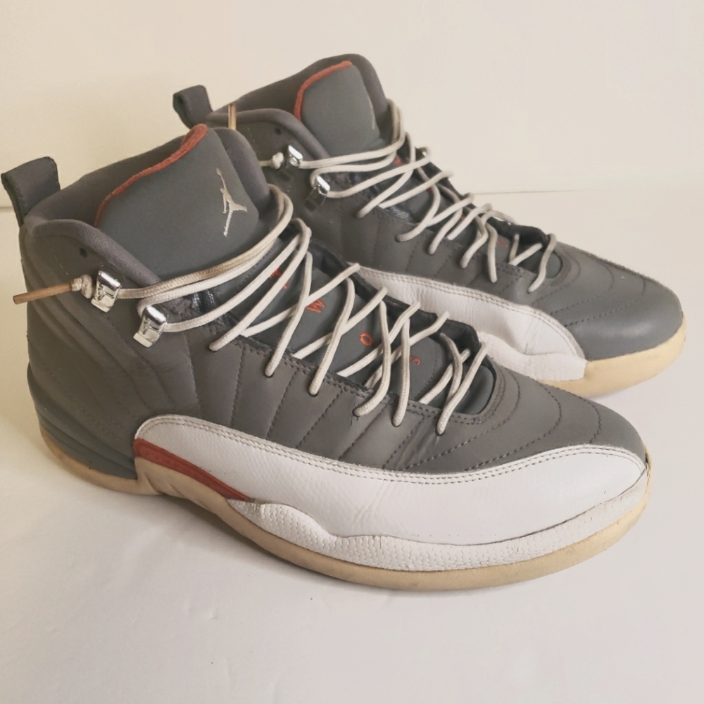 Nike Air Jordan 12 Retro Cool Grey Team Orange 130690-012 - US 11
